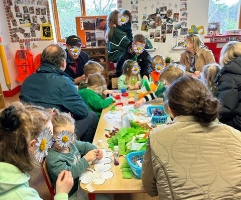 daisychaindub's tweet photo. ๐๐ญ๐๐ฉ๐๐ฌ๐ข๐๐ ๐๐๐ง๐ญ๐ซ๐: In advance of St Patrick's Day, many of the parents of the Montessori children dropped in to help make decorations for last weekend. Such fun #stpatricksdaydecor #daisychaincare #childcaredublin #daisychaindub #montessoriactivity #stepaside https://t.co/4oCRL20xXF