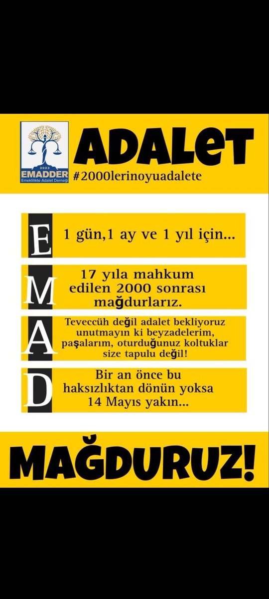 CcCoskun79's tweet photo. Adaletli EMEKLİLİK Nokta
#2000lerMeclise
#iyipart
#AkParti
#CHP
#MHP
#TipSenin
#SinanOgan
#vekilince
#YenidenRefahPartisi
#BBP
#EMADDER
#EmadderMecliseGidiyor https://t.co/mBSplSRowE