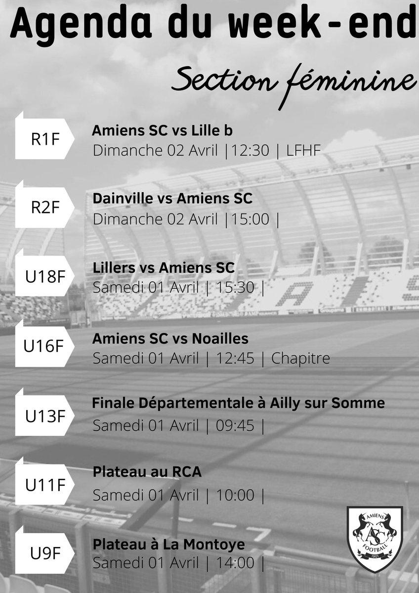 Amiens SC Féminines tweet media