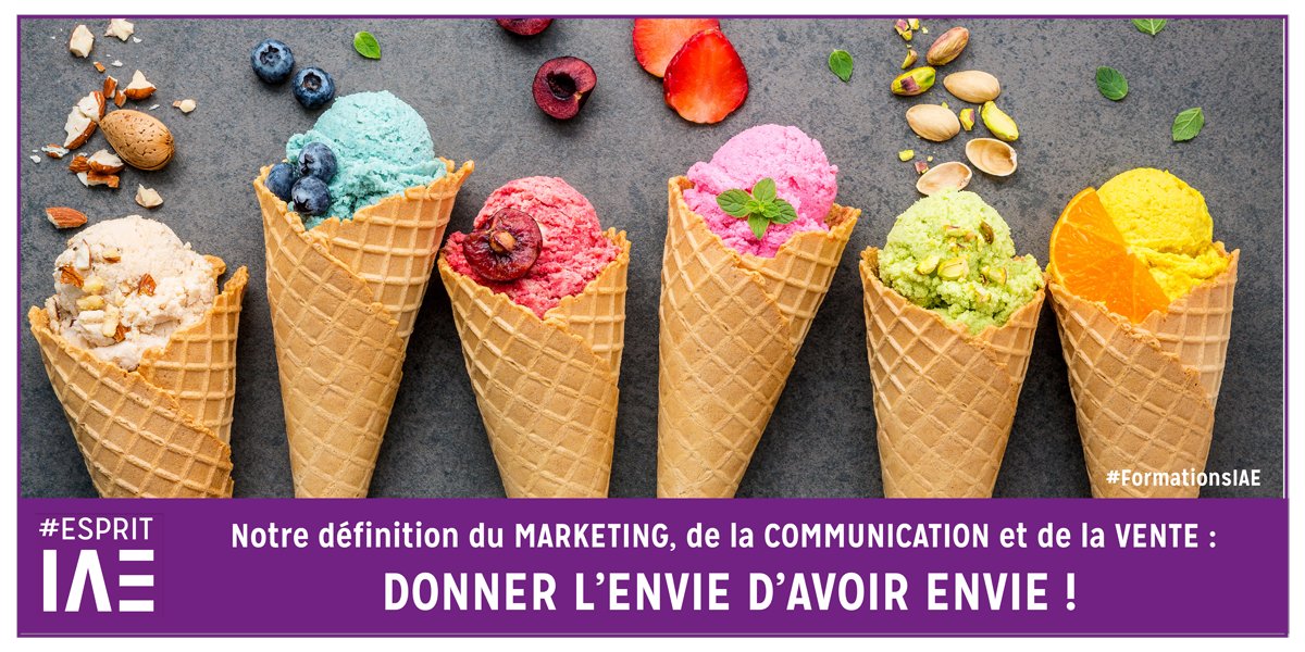 IAEFRANCE's tweet photo. [Offre de formations des #IAE]

Aujourd'hui, découvrez l'offre de formation des IAE en master #Marketing, #Communication, #Vente➡️https://t.co/p7AZ53aZXH

#InsertionProfessionnelle #RDVduVendredi #FormationsIAE #IAE #IAEFRANCE https://t.co/5oJNQzvpQj