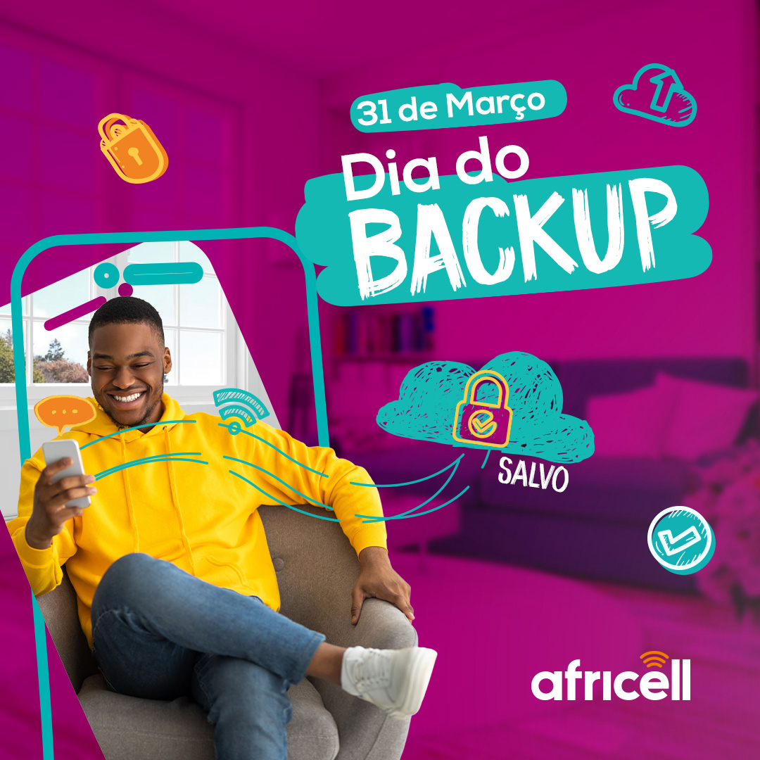 O Backup é a prática de fazer cópias de segurança constantes dos dados que permite a recuperação dos mesmos em caso de perda. Quando foi a ultima vez que efectuaste o backup? 🤔
 
#angola #Luanda #benguela #Africell #Africellangola #BackupDay
