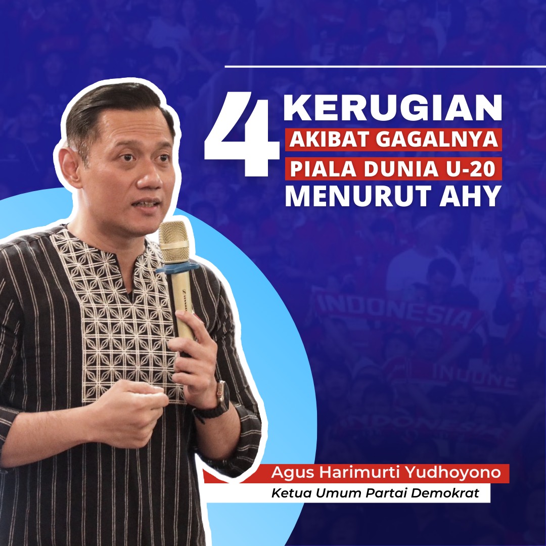 4 Kerugian Akibat Gagalnya Piala Dunia U-20 Menurut AHY
AHY Dukung Timnas