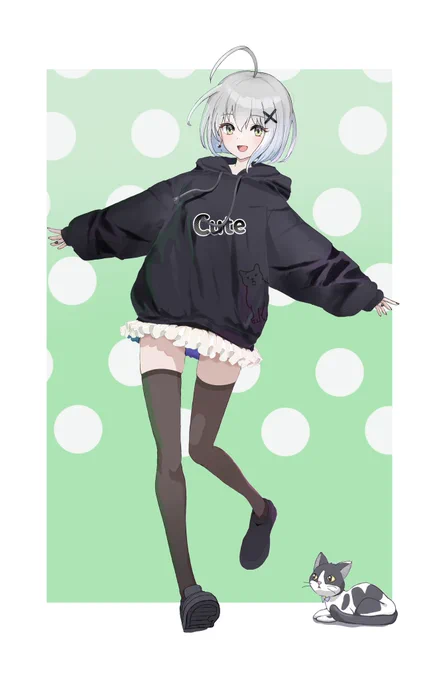 skeb ご依頼ありがとうございました!グラブルメインのVtuber空望くみ花さん。4月で1周年!おめでとうございます#空望くみ花 #そらのえかき 