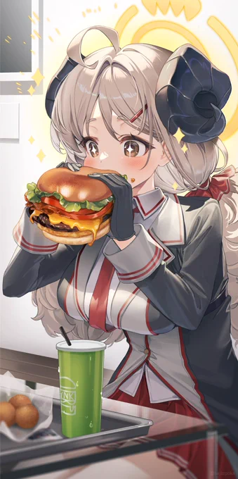 いっぱい食べるイズミちゃんが好き#ブルアカ 