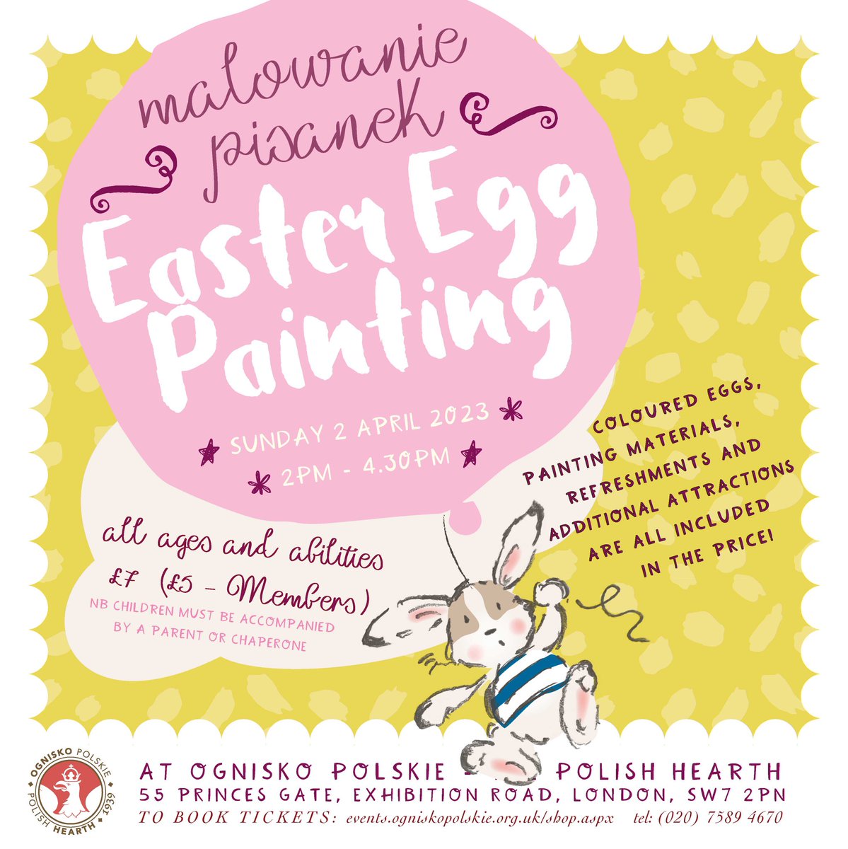 ognisko_polskie's tweet photo. Getting ready for the Easter Egg painting on Sunday!
🥚🥚🥚🐣🐥
Pre-booked places only:
https://t.co/tZOX7gQG5c
#craft #craftevent #pisanki #LondonEvent #easter #eastereggs #paintingeastereggs https://t.co/asUtTCtlHa