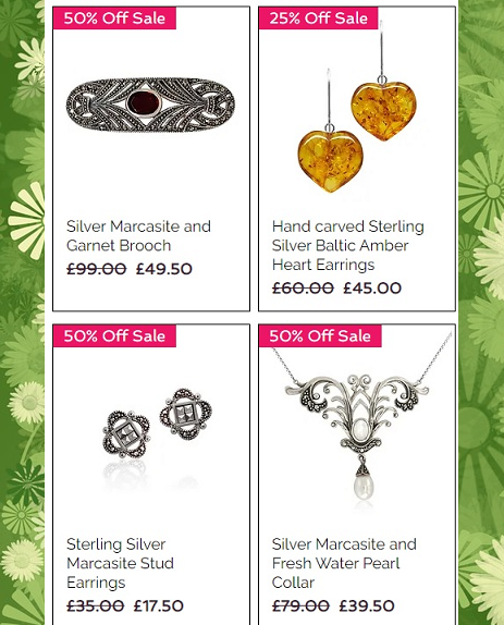 ✨🐣🌿🌸Spring SALE! New items in better prices.. 🎀🎁 Selected Sterling Silver Jewellery now 50% OFF..
thesilvergrove.co.uk
#sterlingsilverjewellery #balticamberjewellery #marcasitejewellery #pearljewellery #garnetjewellery  #happyeaster #springjewellery #thesilvergrove