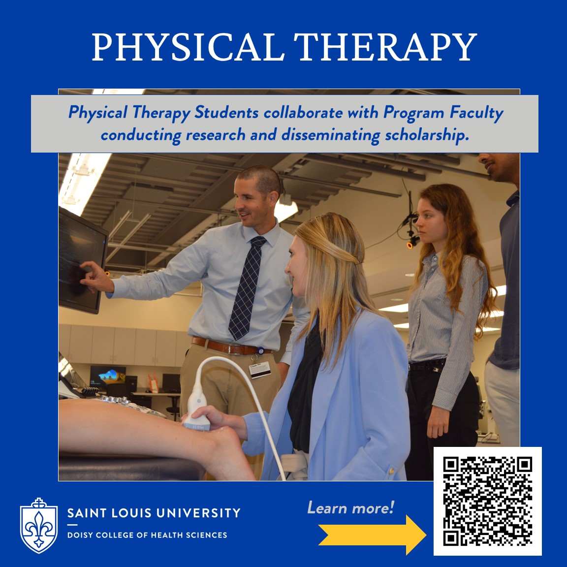 Saint Louis University's Doisy College of Health Sciences Program in Physical Therapy is celebrating 90 years of academic excellence and community impact in the Jesuit tradition!  
Today, we welcome admitted future <a href="/SLU_PT/">SLU Program in PT</a> students to campus!
Check out lnkd.in/eb-Dn4MB