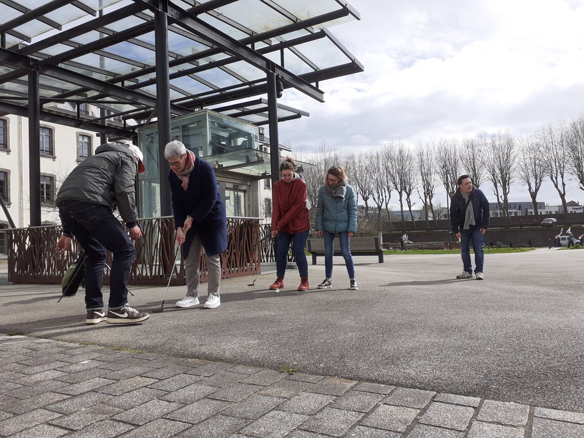 RCFcotesdarmor's tweet photo. Bientôt, un parcours de golf urbain à @VilledeStBrieuc Reportage à écouter ici ➡️ https://t.co/EM7245T5cN https://t.co/HCexYRl4tf