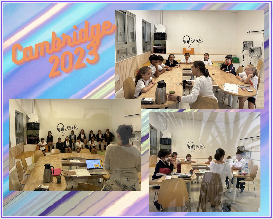 vnsrl's tweet photo. Primary students during a speaking session.@NazaretArrecife @NazaretArrecife https://t.co/2sO1tt7ErK