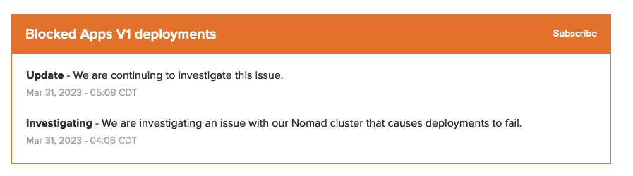 😢

Services aren't supposed to have downtime this early in the morning!