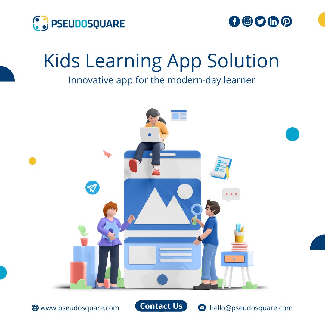 Invest in the future of education and give your students the gift of interactive and engaging learning experiences.

Let’s begin your app development journey with Pseudosquare!
hello@pseudosquare.com

#pseudosquare #education #kidslearningapp #appsforkids #mobiledevelopment