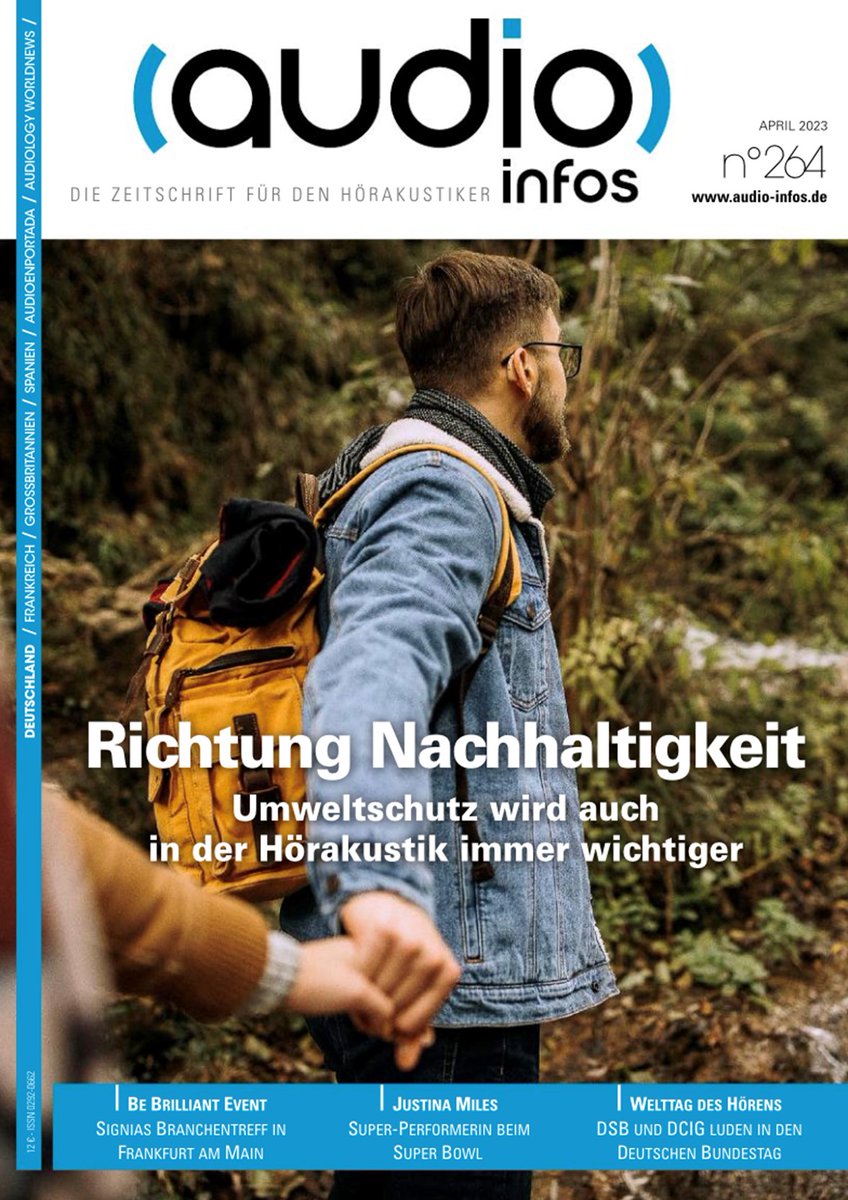 Für die April-Ausgabe machte sich Audio Infos auf die Suche nach dem „grünsten“ Hörakustiker. Fündig wurden wir in Wiesbaden, wo Dieter Arntz für jedes verkaufte Hörgerät einen Baum pflanzt. Um innovative Handelskonzepte ging es auch auf Signias diesjährigem Be Brilliant Event.