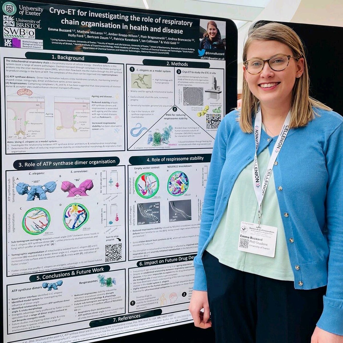 EmmaBuzzard's tweet photo. Had a fantastic few days at #ELRIG #RI2023 exploring the research and opportunities that exist in industry as I enter the final year of my PhD. I was delighted to win the prize for best ECP poster at the event! https://t.co/9jQWmuAODL