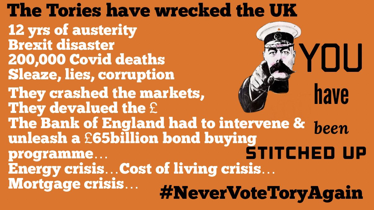 GorgonsonnSon's tweet photo. @Jeremy_Hunt Thirteen years of your #ShitShow @Conservatives government has brought the country to it's knees fella

THIRTEEN FUCKING YEARS!!

#FuckTheTories
#ToryCorruption
#Mone
#Gove
#Medpro
#ZahawiTaxScandal
#NonDom
#Billionaire
#RaabIsABullyToo
#Brexshit https://t.co/6h3D7MyPoB