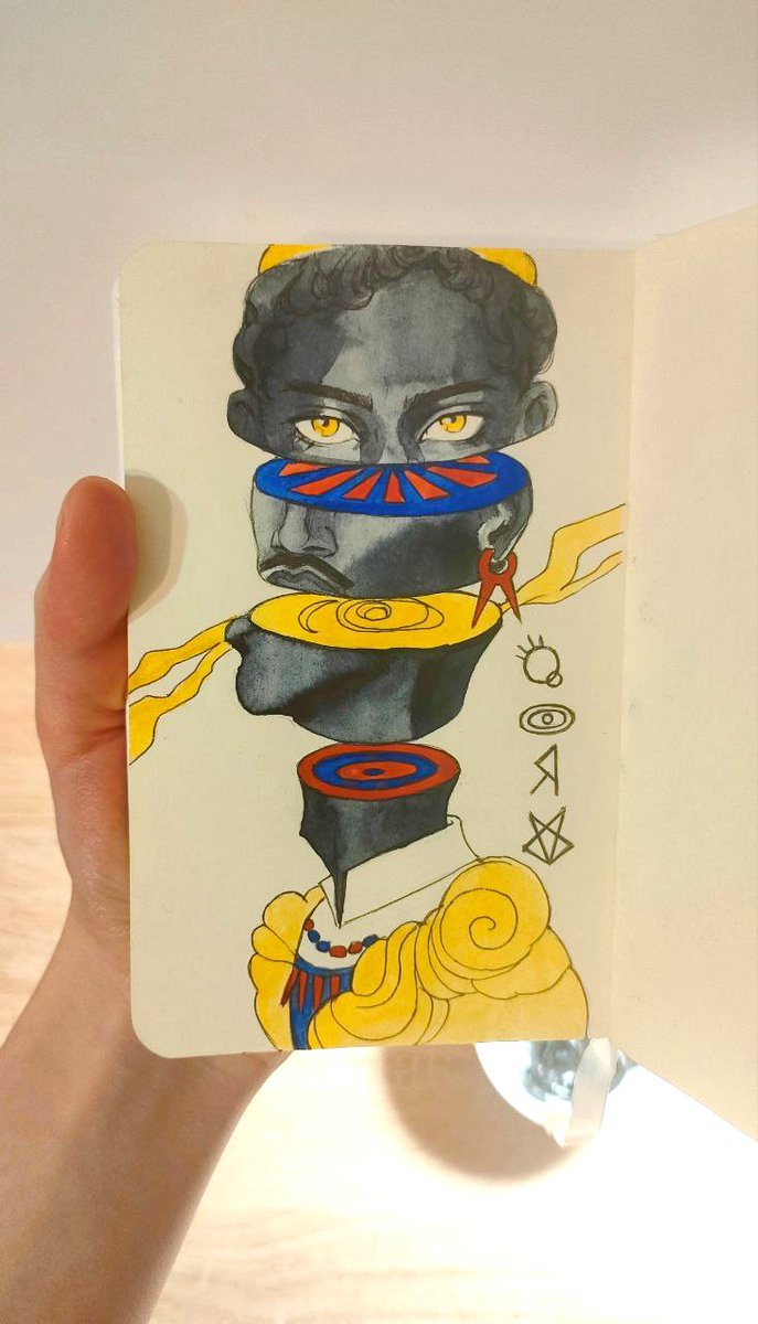 #FearandHunger 
Бесстыдно протаскиваю котенка из скетчбука в тэг 🧿💛