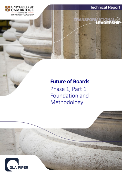 cisl_cambridge's tweet photo. ➡️The first report in the #futureofboards project introduces a framework for evaluating whether trends in board practice and broader legal contexts are likely to support the alignment of business success with a sustainable future: https://t.co/yOcVP6r6VN @DLA_Piper https://t.co/Hdxoq1e7EI