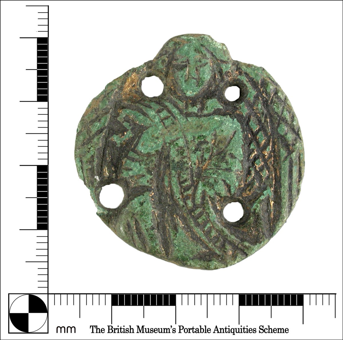 It’s time for another #FindsFriday...

This week’s choice is a Medieval gilded mount thought to depict the Angel Gabriel. What a lovely find!

See record CORN-7D1082 for details:

finds.org.uk/database/artef…

#PortableAntiquitiesScheme #RecordYourFinds #Archaeology #Cornwall