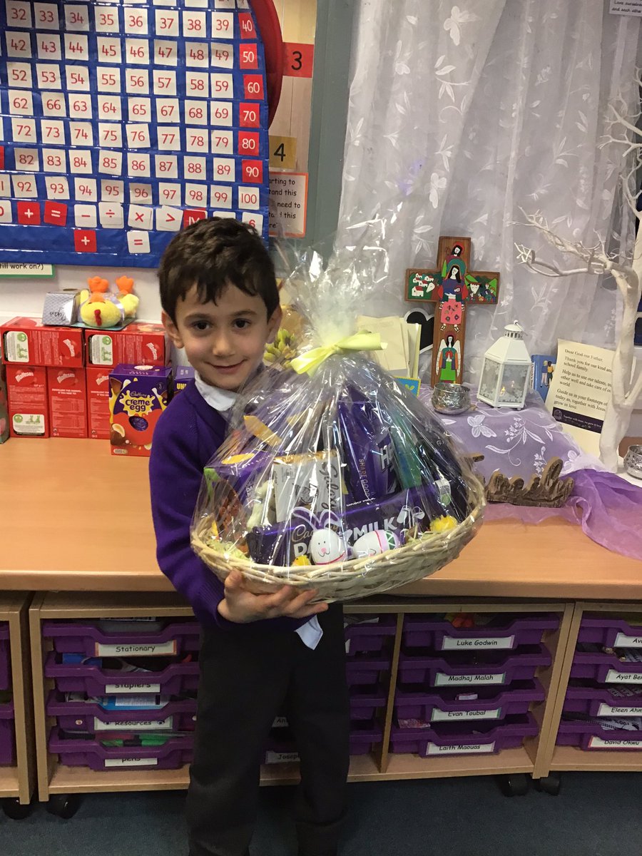 Our school raffle winner #winner #raffle #Easter <a href="/HolyFamilyL8/">Holy Family</a> <a href="/HolyFamilyL8DH/">Mrs Young</a>