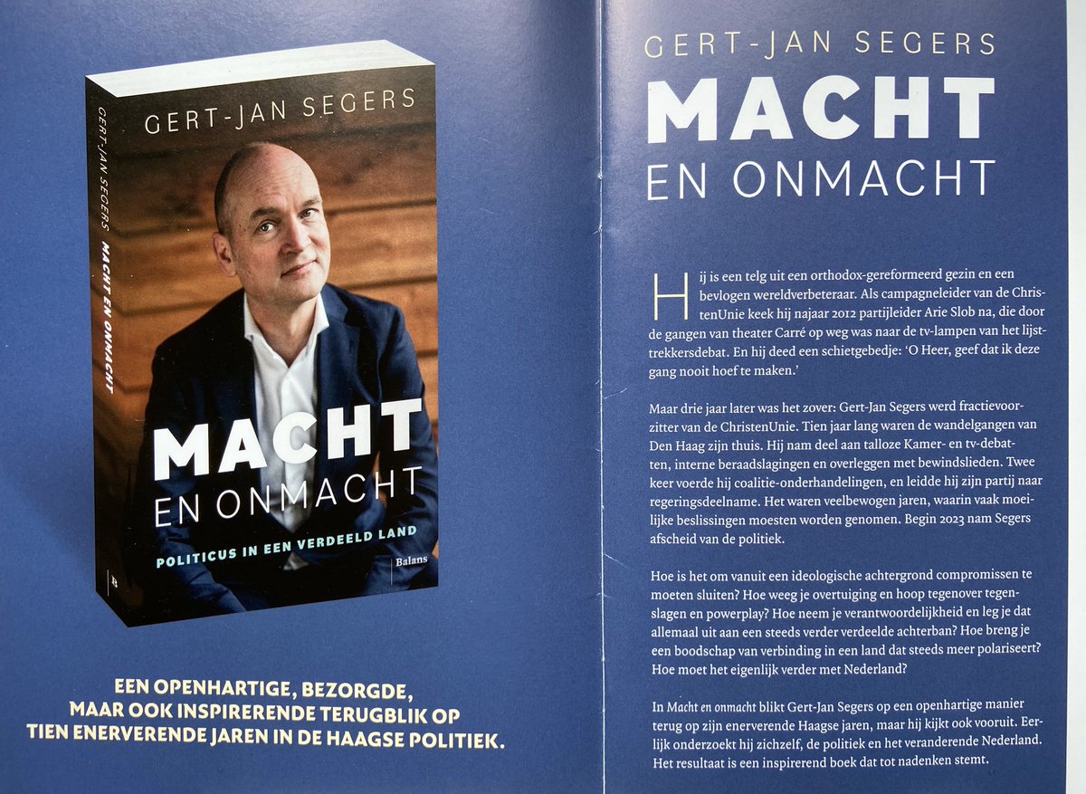 gertjansegers's tweet image. Als @BalansBoeken het zo luid en duidelijk aankondigt, dan kan het niet anders dan dat dit boek ook echt gaat verschijnen.

Mooie aanmoediging om hard door te schrijven!
uitgeverijbalans.nl/boeken/macht-e…