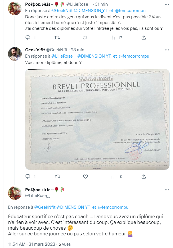 GeekNfit's tweet image. À toutes fins utiles : il n'y a pas de diplôme de "coach sportif" en France.
Voici les diplômes pour être "coach sportif", le BPJEPS en fait partie. coach-hunter.com/content/diplom…