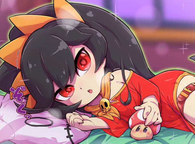 魔法チャームマイクロビキニ添い寝妄想アシュリー(Skebより。またなんて依頼だ!ありがとうございました!) 