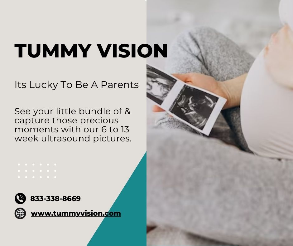TummyVision's tweet photo. At Tummy Vision's, we offer #6_week_ultrasound with pictures. Using advanced ultrasound technology, experienced sonographers are able to capture detailed images of the gestational sac, yolk sac, &amp; fetal pole. Visit now: https://t.co/aRZOhLa5KN
#6weekultrasoundpictures #ultrasound https://t.co/jvJ0sbLDJo