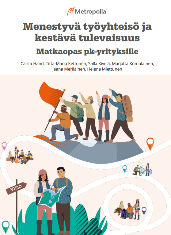 Lähde matkalle kohti menestyvää työyhteisöä ja kestävää tulevaisuutta! #KatseTulevaisuuteen-hankkeen loppujulkaisu tarjoaa työkaluja, joilla sinä ja työyhteisösi voitte kehittää työarjen käytänteitä entistä kestävämmiksi.
theseus.fi/handle/10024/7…
#ESR @Metropolia #KestavaMenestys