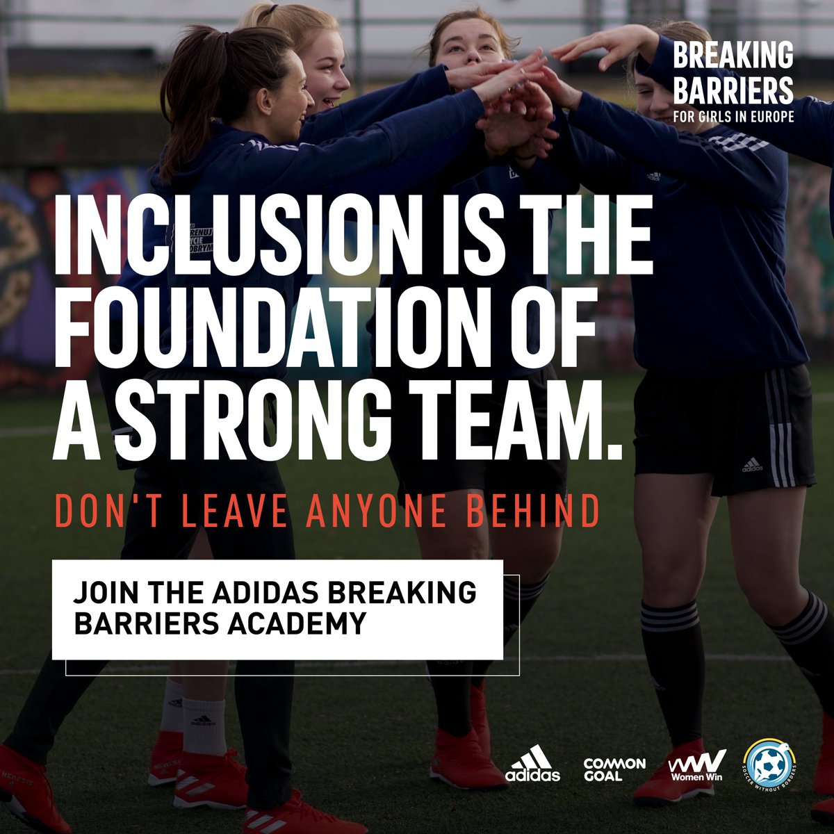 Women_Win's tweet photo. Inclusivity is no longer just a "nice-to-have”– it's a must-have. As a partner of the @adidas Breaking Barriers Project, we believe everyone deserves a seat at the table. Are you with us? #LetsBreakBarriers together 👇
https://t.co/CfDLPpYTuu https://t.co/aHmhxDb3py