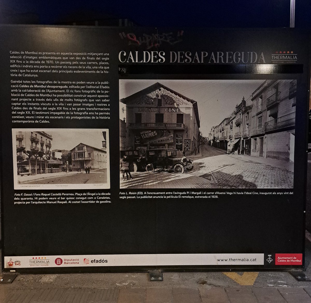 LittleDuss's tweet photo. Un plafó informatiu, relacionat amb l'àmbit cultural, no adaptat a persones amb diversitat funcional física sensorial visual descarta la seva oportunitat de nodrir-se de la història i la cultura locals.
#sharediversitas #diversitatuoc2 https://t.co/8yadHAvi4H