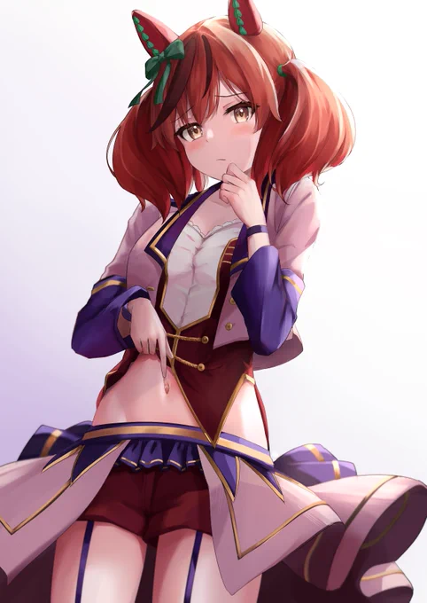 おへそ需要ファンサービス#ウマ娘 #ナイスネイチャ 