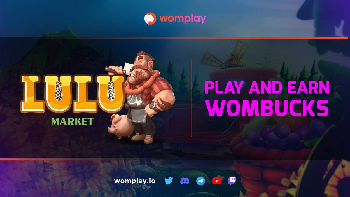 LULU_Markets's tweet photo. 🎉Exciting news! You can now earn $LUCK and $Wombucks #tokens while playing LULU Market on @adoptwombat!

😍 This is an incredible opportunity to have fun and #earn at the same time.

💰Don't wait any longer, join now and start earning immediately! 
https://t.co/w8SVUUMAse https://t.co/OznhVmYS4d