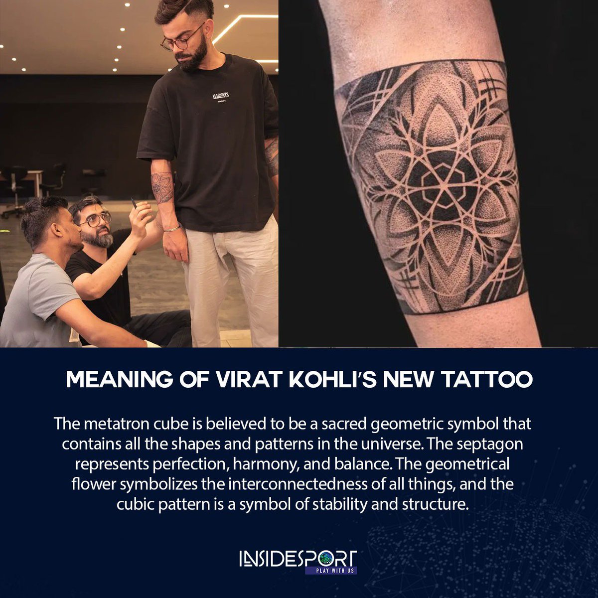 Middle Stump Cricket  11 Tattoos of Virat Kohli   Facebook