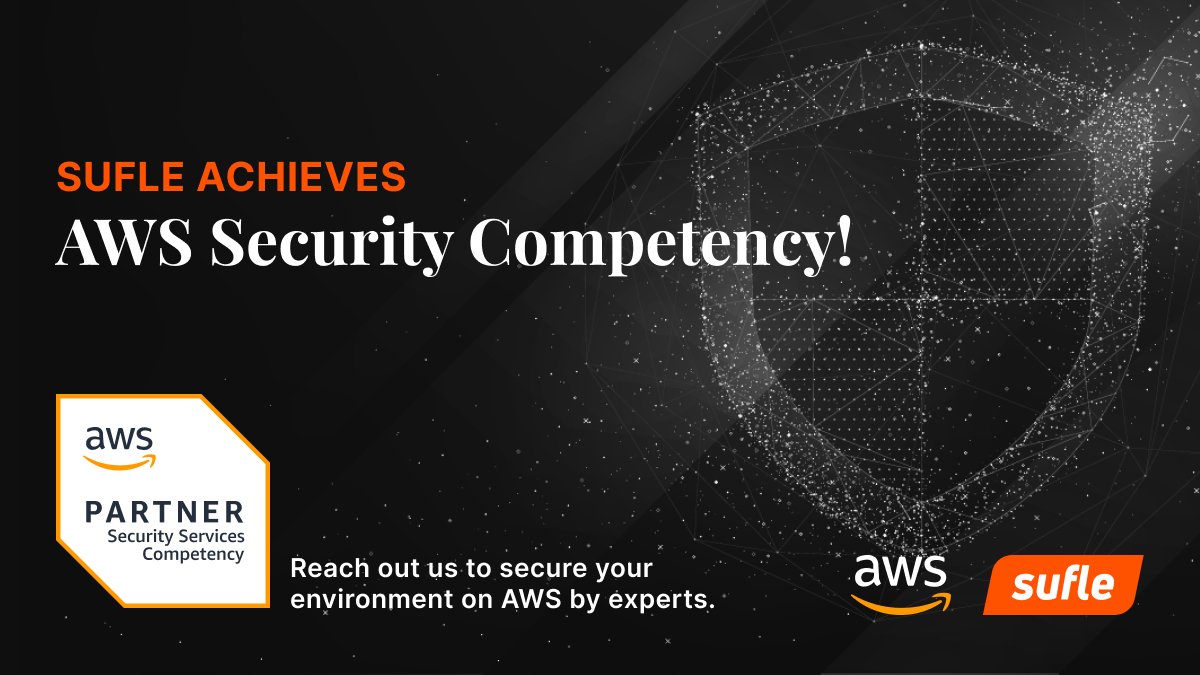 We are thrilled to announce that <a href="/sufleio/">Sufle</a> has achieved the <a href="/awscloud/">Amazon Web Services</a> Security Competency! 🎉🔒

Sufle is the first #AWS partner in #Turkey and one of the few in #EMEA region to achieve this recognition, demonstrating our commitment to providing high-quality #security services.