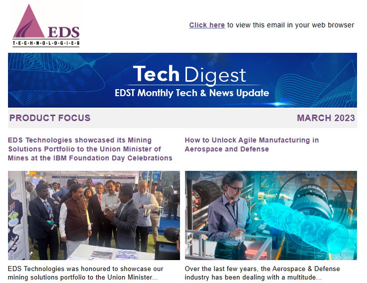 EDSTechnologies's tweet photo. Check out our March 2023 Newsletter!

https://t.co/WFOj7i1BPA

#newsalert #catia #3dprinting #automotive #simulation #mining #manufacturing #modsim #3DEXPERIENCE #edstechnologies https://t.co/X0QR8DCFOr