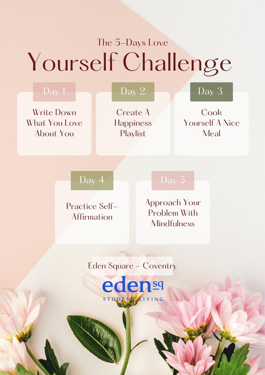 Good morning, students! Today is the day to challenge yourself to try something new. Sign up for that club you've been thinking about, try a new exercise routine, or even try a new food. You never know what you might discover! #TrySomethingNew #studentaccommodation