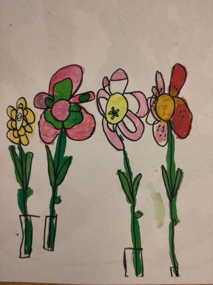 Spring flowers as an invitation for observational drawing and flower arrangements in EY2 <a href="/ISZL/">International School of Zug and Luzern (ISZL)</a>