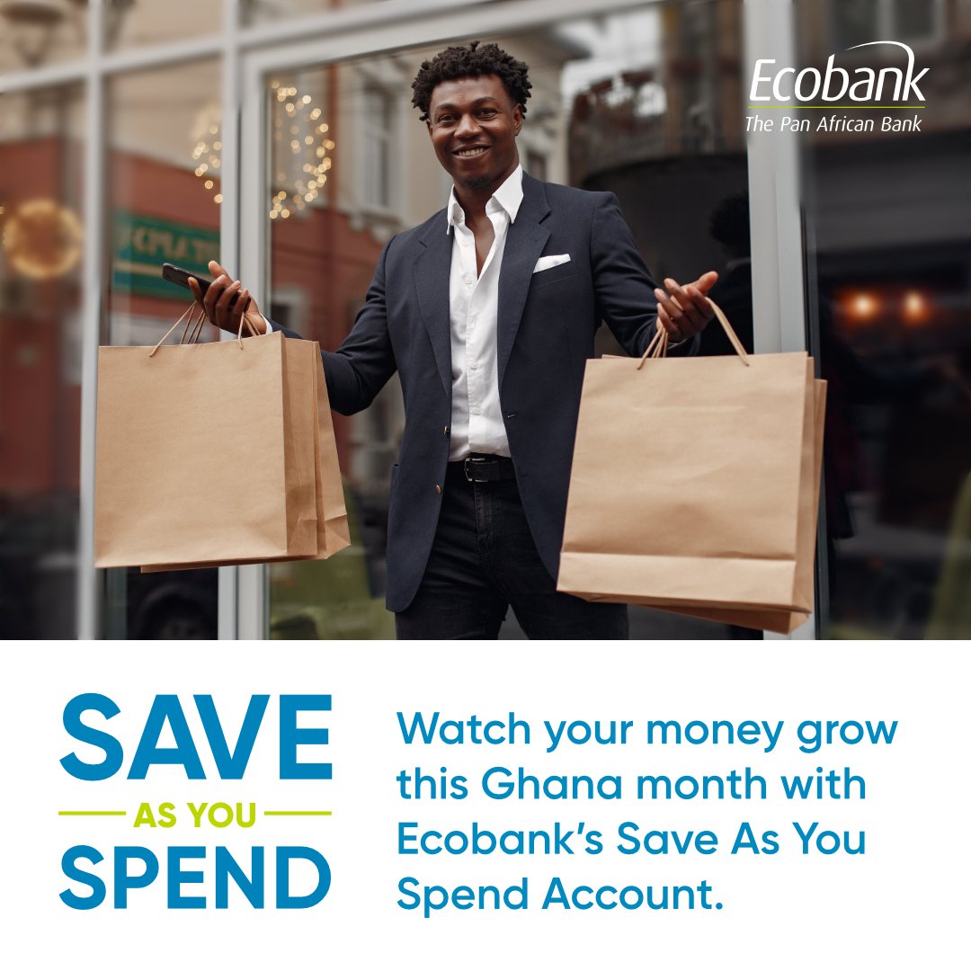 Ecobank Ghana PLC on Twitter: "Effortlessly save as you spend with #