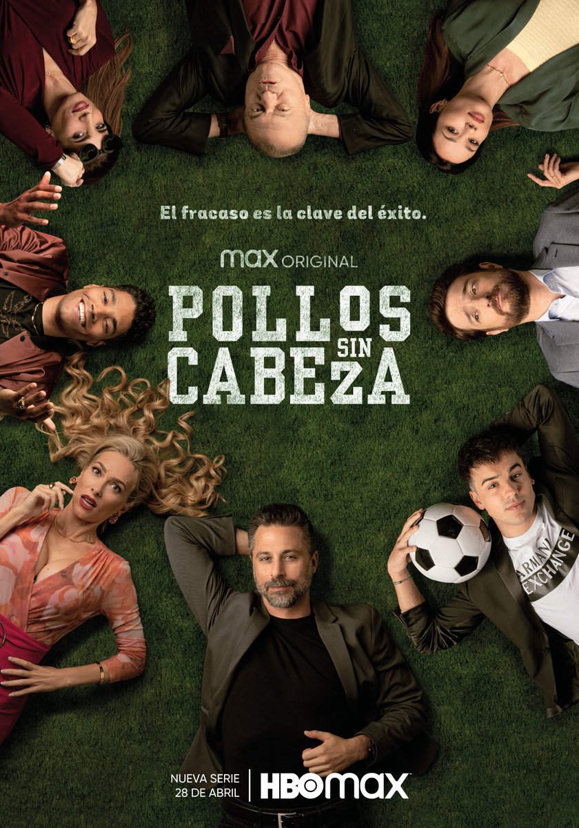 BARFUTURA's tweet photo. Cartel principal para #PollosSinCabeza, 
@HUGOSILVAFACE es Beto, un ex futbolista que monta su propia agencia de representación, pero su suerte esta apunto de cambiar 🐣⚽️

Estreno 28 de abril en #HBOMax.

Cliente: @HBOMaxES 
Año: 2023
Fotografías: @manolopavonfoto https://t.co/KedydqeGkr