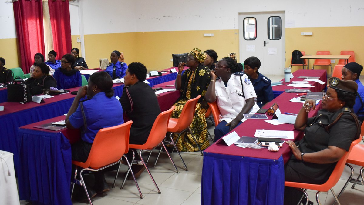DCAF supports the empowerment of female officers in The Gambia's security sector by providing a 3-day training course on Leadership + Command, aimed at building their leadership skills and enabling them to take on significant roles in their institutions. bit.ly/3zkpf7q