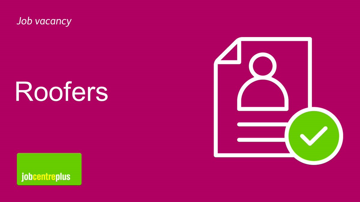 JCPinSwanseaBay's tweet photo. Swansea Bay review hour #SBayReview
Experienced Roofer required @VanGuardRoof_ #PortTalbotJobs
Permanent vacancy with a vehicle and pension scheme on offer.
For vacancy details: https://t.co/1oKFAD6ksP
#SBayJobs
#ContructionJobs https://t.co/c8qdH3OONA