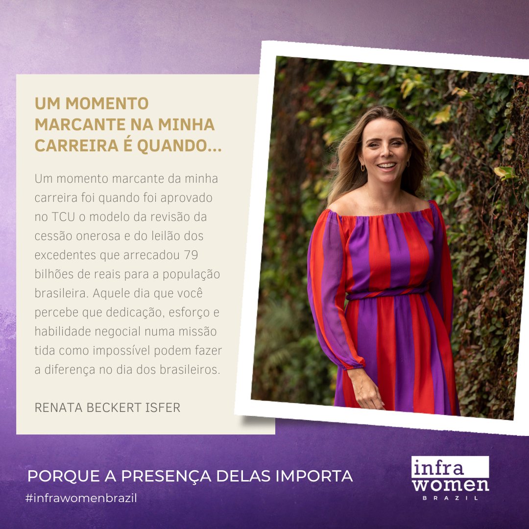 infrawomen's tweet photo. Encerramos o mês da mulher com o momento marcante da carreira da incrível Renata Beckert Isfer, compartilhando o prazer de contribuir para a vida da população.

Que saibamos celebrar os momentos de nossa trajetória todos os dias. 

 #infrawomen https://t.co/s1qN2d0cDe