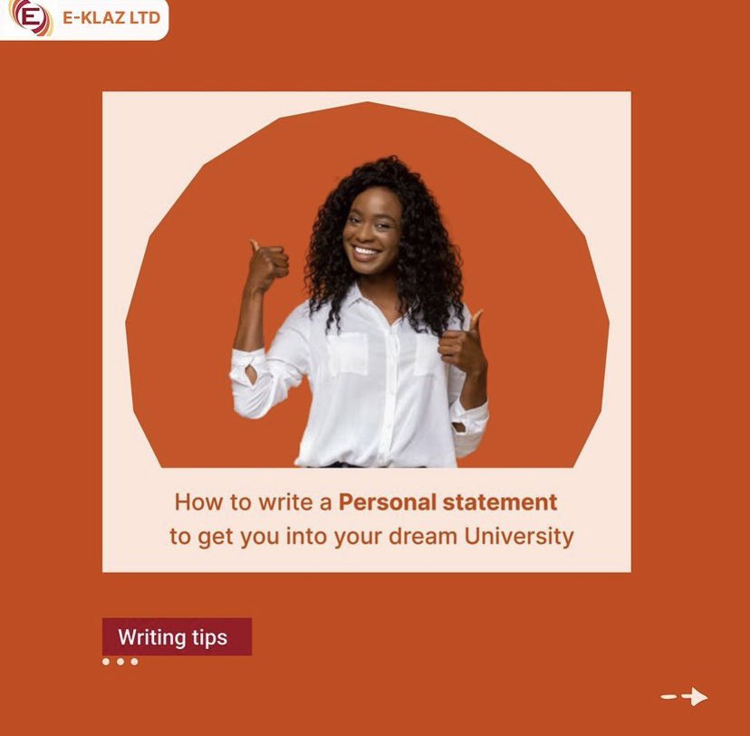 Teshy_fres's tweet photo. Personal statement is one of the important document you need to get prepared to write because it requires you to briefly tell the reader your past experience, purpose, Goals and your Career plans. #studyabroad #2023intake #StudyinUk #IELTS #Ukstudents https://t.co/JUpAons2au