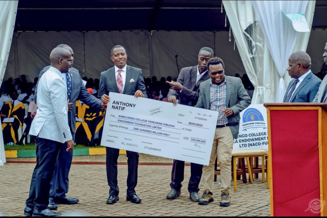 Well done @TonyNatif for giving back to the community. @namilyango1902 will have more talented needy students complete their secondary education. #CSR #education #talentedstudents #needystudents.