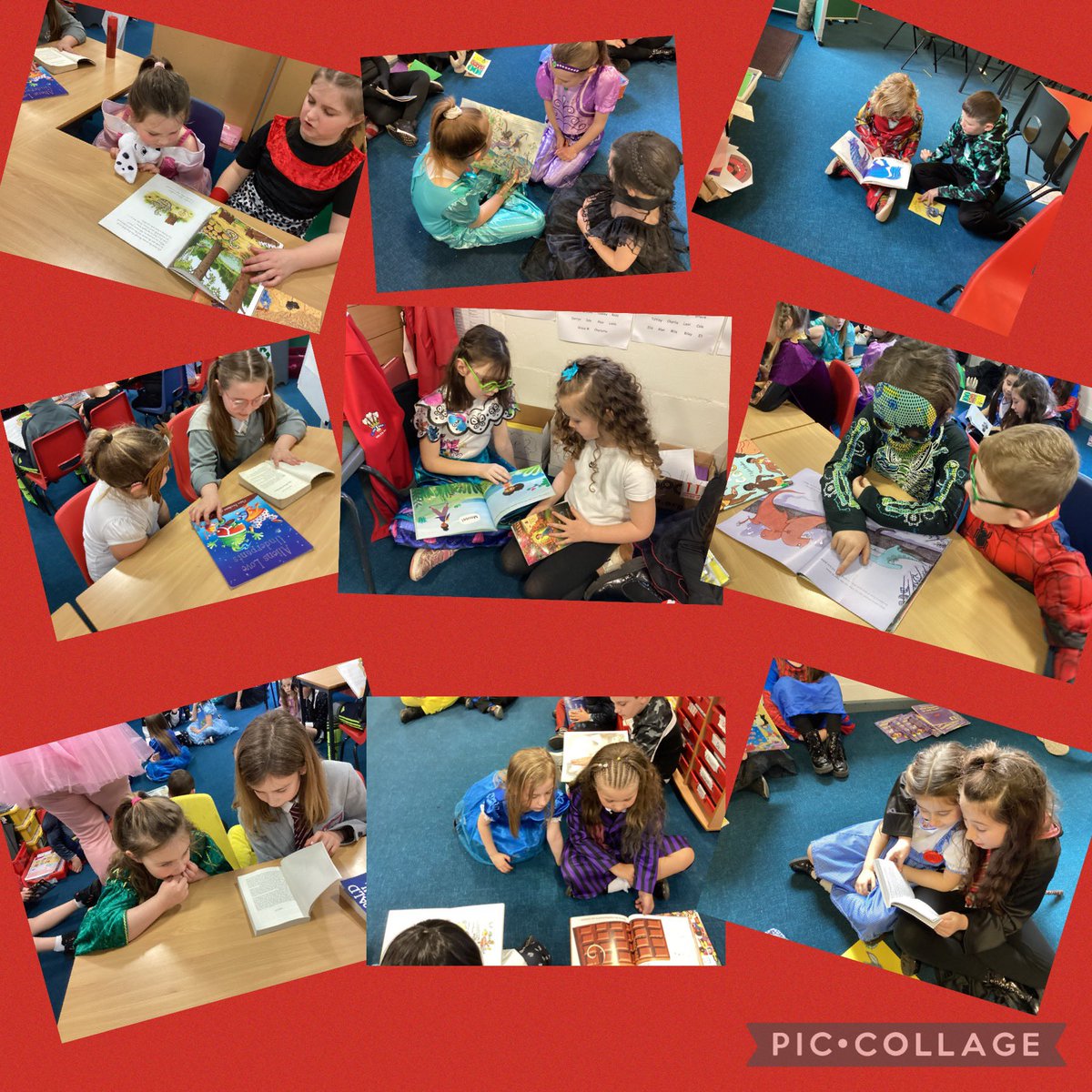 Buddy reading with Dosbarh Willow.📘#worldbookday
Enjoying books and listening to different stories <a href="/MillbrookP/">Millbrook Primary</a>