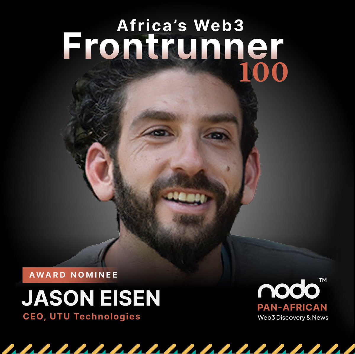 We're happy to welcome <a href="/UTUtrust/">UTU</a> to NODO #Web3 Frontrunner 100! CEO <a href="/develocon/">JasonEisen.eth</a> is the featured personality.

nodo.xyz/web3frontrunne… 

UTU provides a single source of truth in online reviews with their #decentralized #blockchain-based Trust #API.

nodo.xyz/news/pay-remit…
