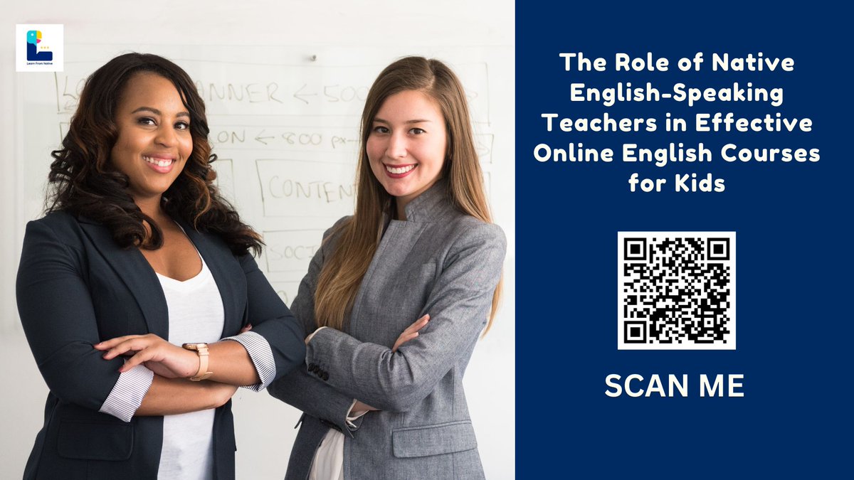 LearnFromNative's tweet image. Did you know that having a Native English-Speaking Teacher can make all the difference in online English courses for kids? 🌟 Learn more about their important role in our latest blog post. #onlinelearning #englishforkids #nativeenglishspeaker #education #learnfromnative
