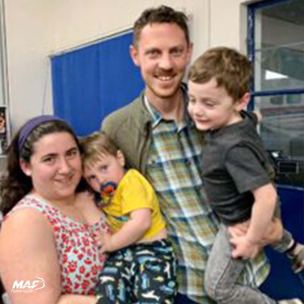 flying4life's tweet photo. Pilot Ryan Koher was reunited with his family in #Mozambique on Weds after nearly 5 months of separation. Ryan's wife Annabel & their boys were taken to Ambassador Aviation's hangar in #Nampula for a private welcome. The case continues: https://t.co/2ulMDHYwPC #prayforpilotryan https://t.co/yU8t2uoq20