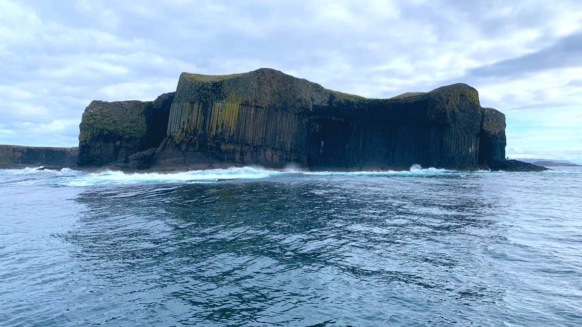 Back at #Staffa for the first time this year! We offer twice-daily trips from #Iona and #Fionnphort (on the southwest tip of #Mull from now until late October. More info at staffatrips.co.uk