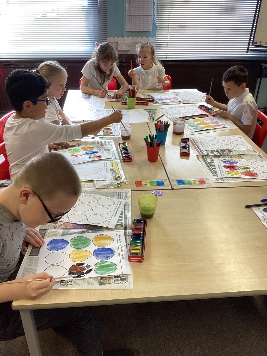 carmondean_ps's tweet photo. We’ve been very busy making funky bunnies and Easter egg wreaths this week in Primary 4. Happy Easter holidays everyone!🐰🐣 @MissMorrisCPS https://t.co/o3DOw5jZ72
