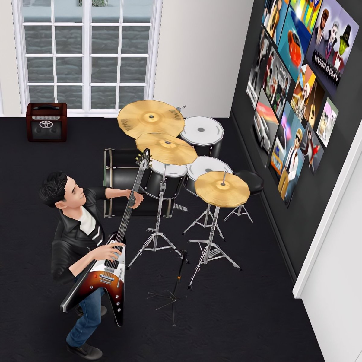 CornellOficial's tweet photo. Welcome to the Hotel California 🤘🏻🎸
#TheSims #TheSimsFreeplay #TheSimsMobile #TheSimsRock #TheSimsHotelCalifornia https://t.co/x1MkO3kVoS